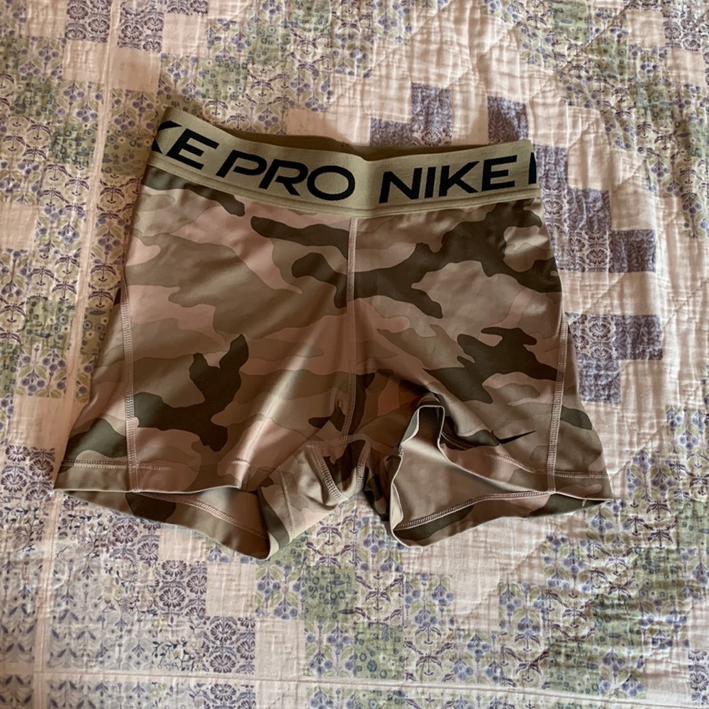 Camo Nike Pro shorts